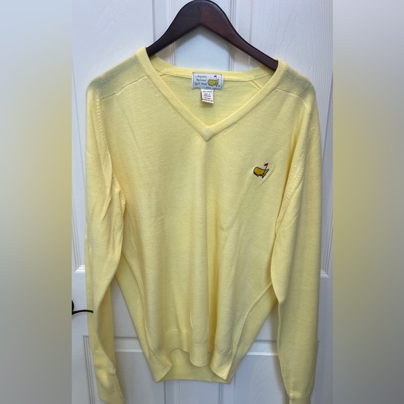 Other - NWT MASTERS Tournament Yellow V-Neck Sweater